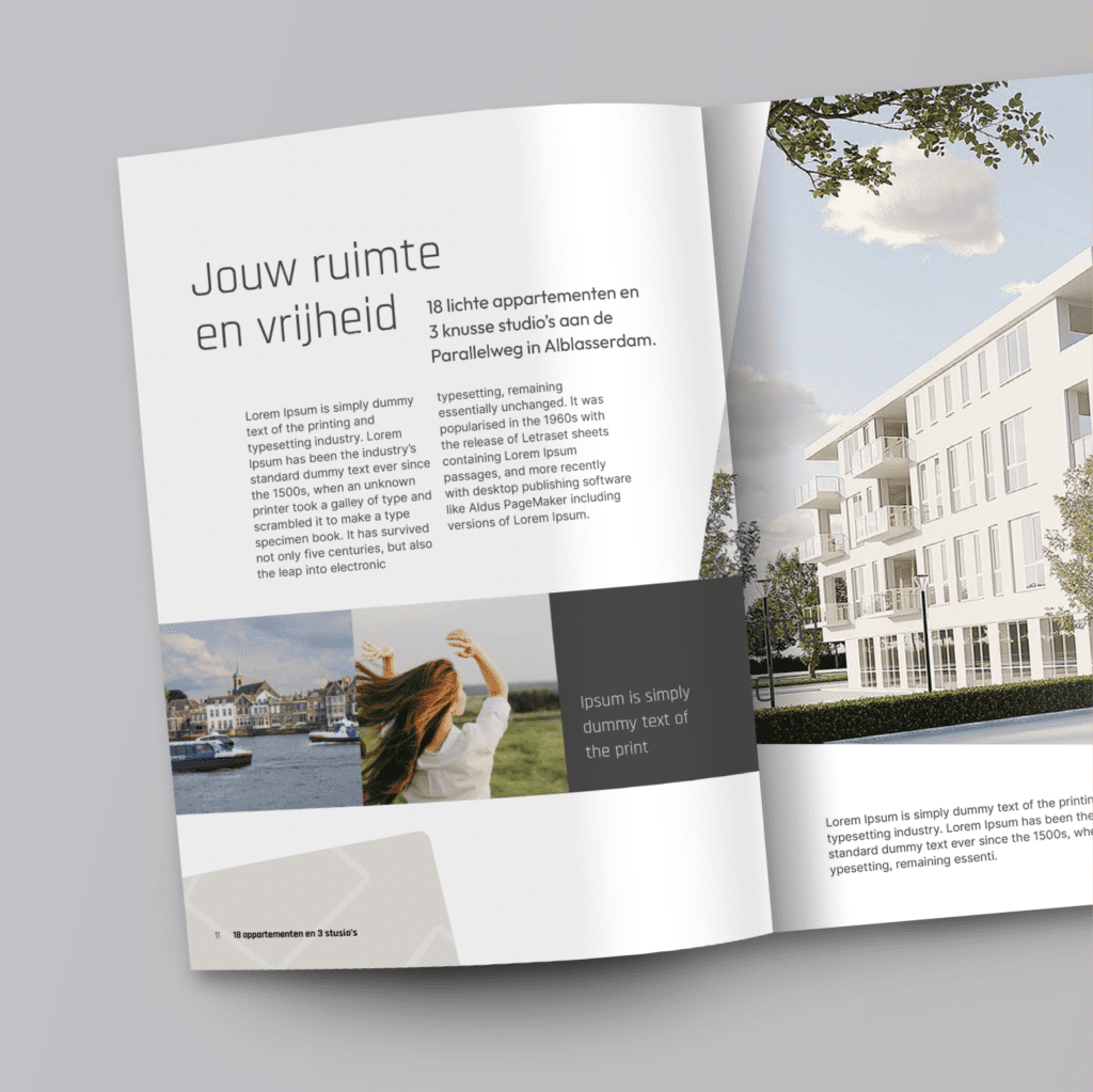 Vastgoedpromotie, Blokland bouwpartners - Verkoopbrochure